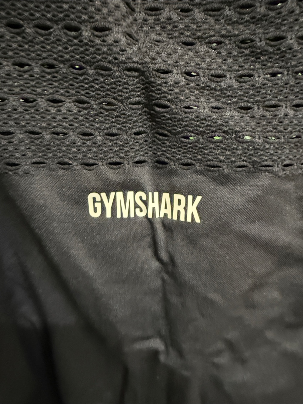 Gymshark Black Women's Perforated Performance Tank - Picture 2 of 3